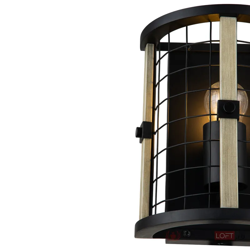 Настенный светильник 10014/1W Black от ImperiumLoft
