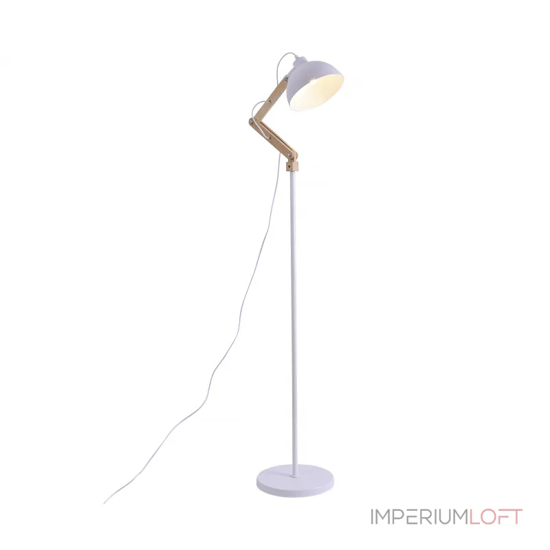 07029,01 Торшер Кертес белый h170 w40*20 Е27 1*40W от ImperiumLoft 07029,01 Торшер Кертес белый h170 w40*20 Е27 1*40W от ImperiumLoft