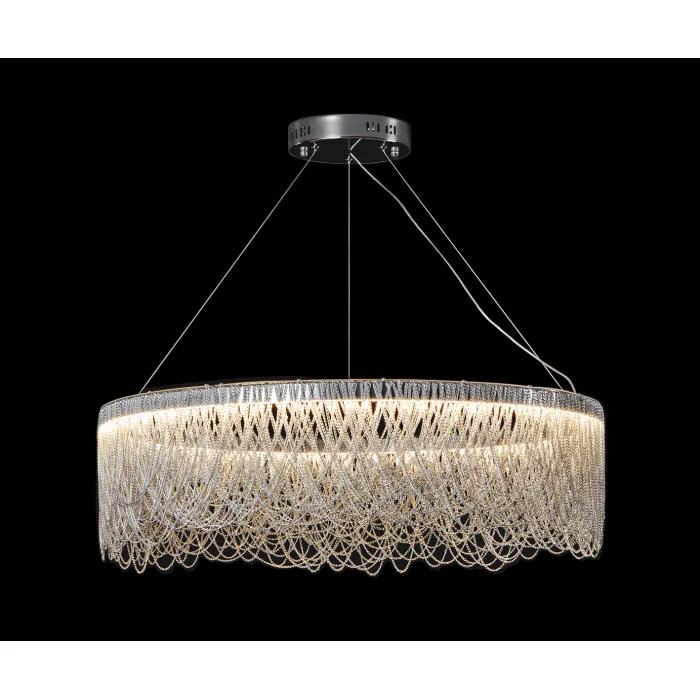 07671-80,02 Люстра Рикси хром d80 h142 Led 56W (3000K-6000K)