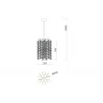 Подвесной светильник Kink Light Шанти 07871-20D,33