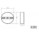 2201,19 Светильник Затмение черный d20 h4 Led 7W (4000K)