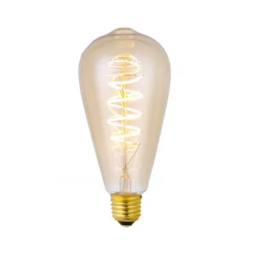098646D,33 Led Лампа диммируемая золотая E27 6W (2200K)