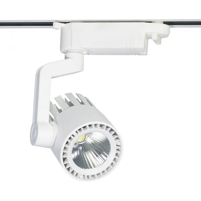 6471 Трековый светильник белый d7,2 h17,5 Led 15W (4000К)