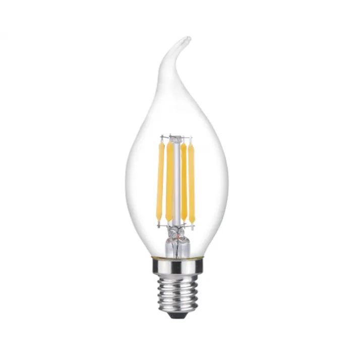 098356-2,21 Led Лампа прозрачная E14 6W (2700K)