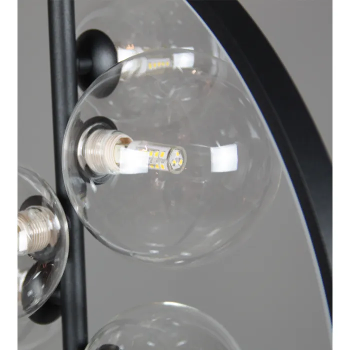 09408-5A,19 Люстра Иона черный d50 h150 G9 5*5W (4000K) (Led лампы в комплекте 4000К)