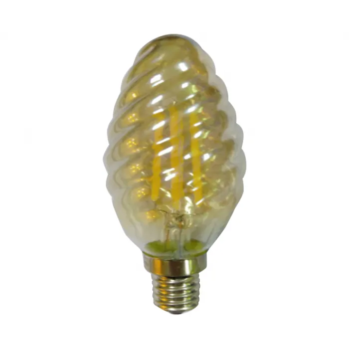 098356-1,33 Led Лампа золотая E14 6W (2700K)