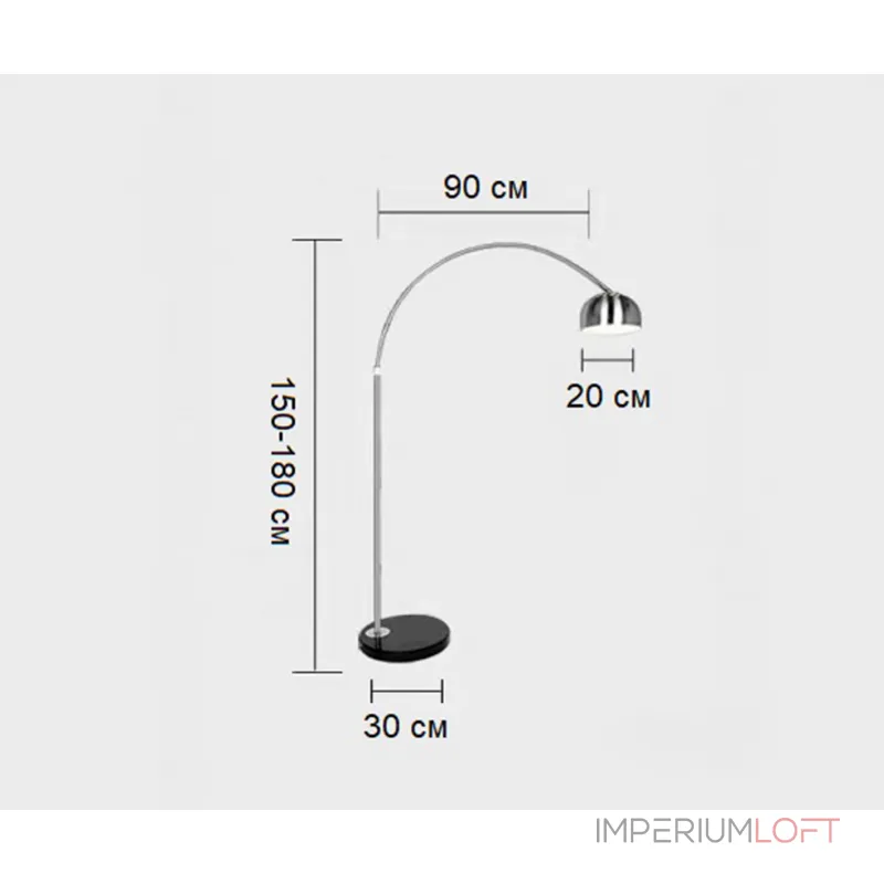 7059,16 Торшер Альфаси никель d110 h155 E27 1*40W 7059,16 Торшер Альфаси никель d110 h155 E27 1*40W