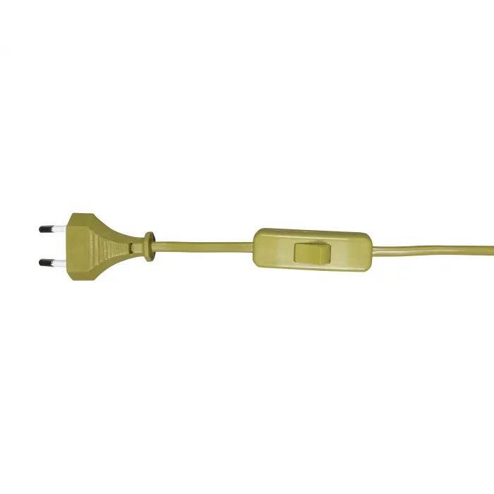 A2300,20 Шнур с переключателем бронза (2м)(10шт в упаковке) 230V AC 50Hz (max 2A) от ImperiumLoft