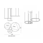 Подвесная люстра Kink Light Тор 08223,19PA(4000K)