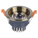 2152,20 Светильник встраиваемый бронзовый d9 h7 Led 7W (4000K)