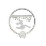 074110,8 Настенный светильник Девушка белый w30*8 h-35 LED 18W (4000K)