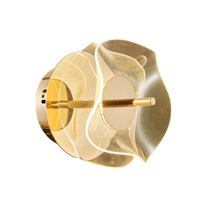 08046,33 Бра Кадди золото d20 h16,5 Led 6W (3000K)