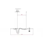 Подвесной светильник Kink Light Кайли 08039K-120A,19