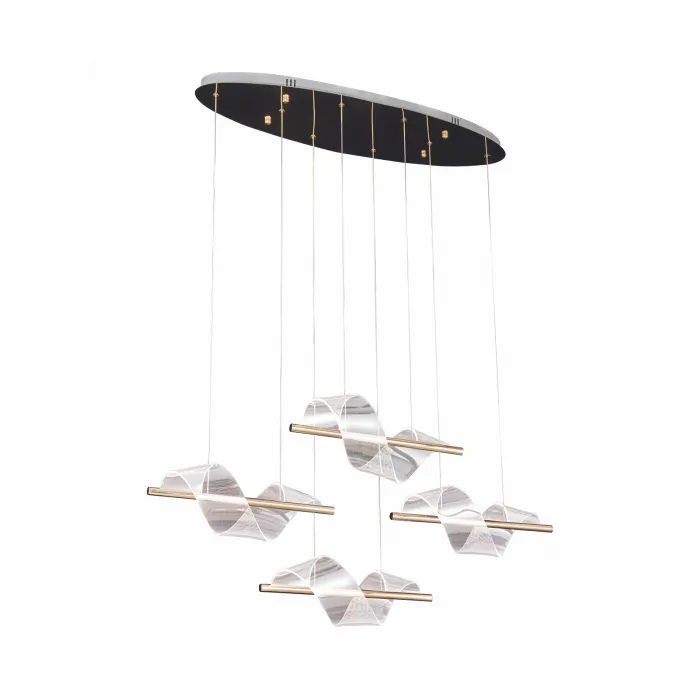 08042-4AS,33 Подвес Илина золото w106*39 h150 Led 56W (3000K)