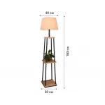 07098,01 Торшер Аликанте белый d45 h155 E27 1*40W от ImperiumLoft