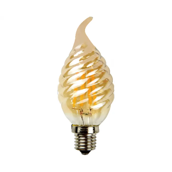 098356-3,33 Led Лампа золотая E14 6W (2700K)
