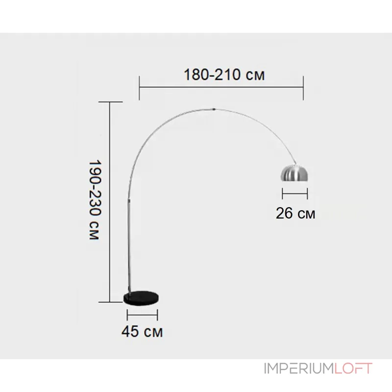 7063,16 Торшер Альфаси никель d190 h210 E27 1*40W комплект состоит из 3х коробок