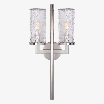 Бра Liaison Double Arm Sconce Хром