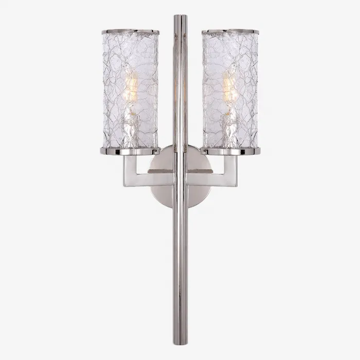 Бра Liaison Double Arm Sconce Хром от ImperiumLoft