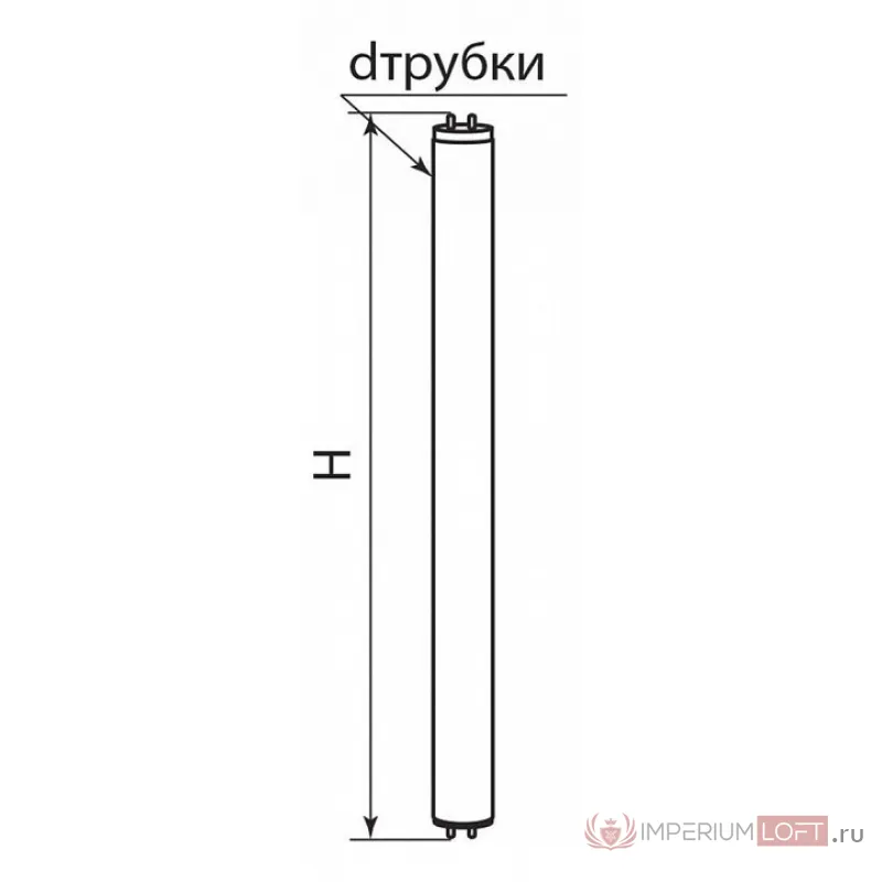 Лампа люминесцентная Feron EST14 G5 13Вт 6400K 03048 от ImperiumLoft