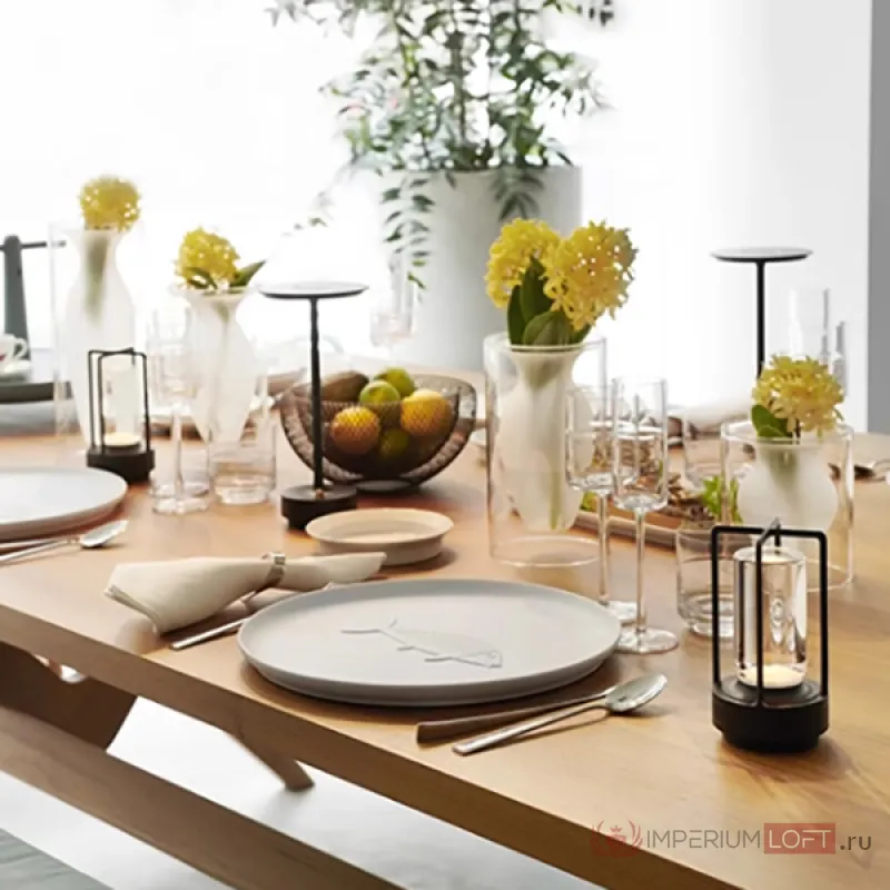 Настольная лампа MICHI Silver от ImperiumLoft