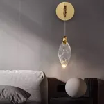 Настенный светильник в виде выгнутого диска с LED подсветкой Бра AQUILA WALL Black от ImperiumLoft