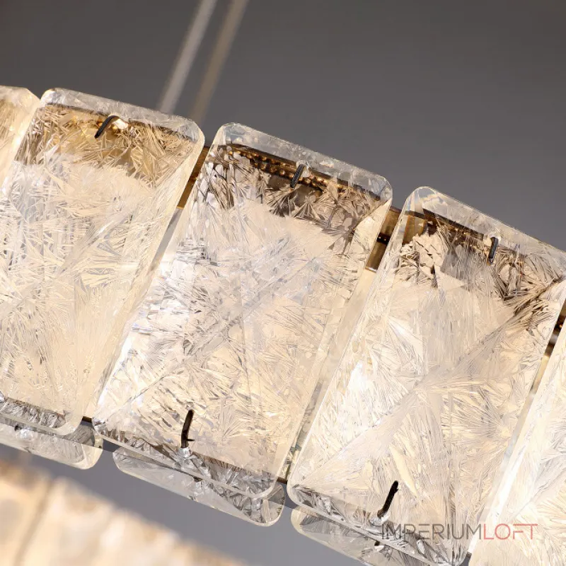 Серия светодиодных люстр с декором из хрустальных пластин с морозным узором на кольцевом корпусе INGVALD R1 D60 от ImperiumLoft Серия светодиодных люстр с декором из хрустальных пластин с морозным узором на кольцевом корпусе INGVALD R1 D60 от ImperiumLoft