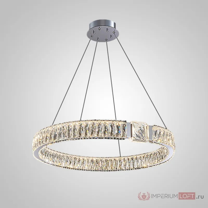 Серия светодиодных кольцевых люстр с рассеивателями из хрусталя SYLVEST D50 от ImperiumLoft
