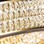 Серия кольцевых светодиодных люстр с декором из ограненных хрустальных камней LENNOX В L100 от ImperiumLoft