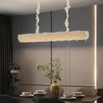 Серия подвесных светодиодных люстр с декором из хрустальных элементов PERSY CH А D100+55 от ImperiumLoft