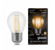 Лампа светодиодная Gauss 1058 E27 7Вт 2700K 105802107
