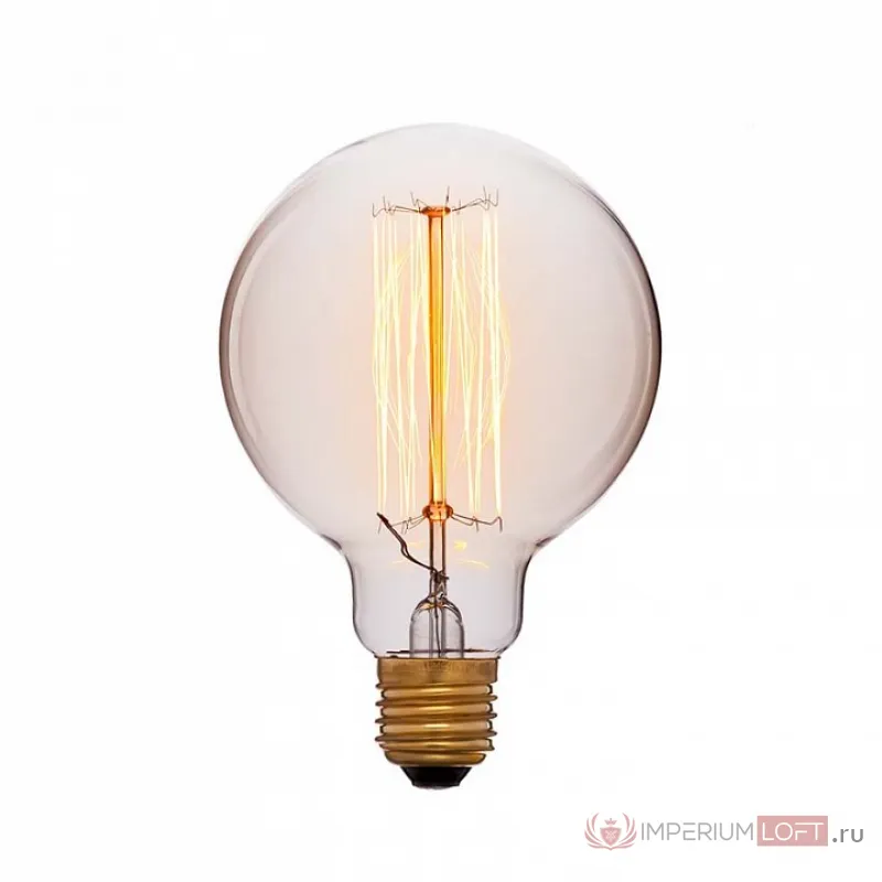 Лампа накаливания Sun Lumen G95 E27 60Вт 2200K 052-290 от ImperiumLoft