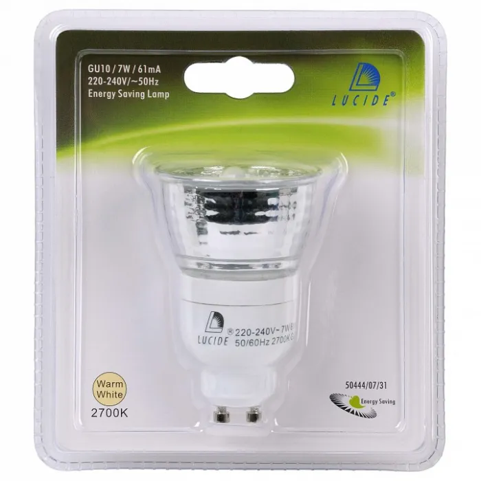 Лампа компактная Галогеновая Lucide Energy GX10q 7Вт 2700K 50444/07/31 от ImperiumLoft