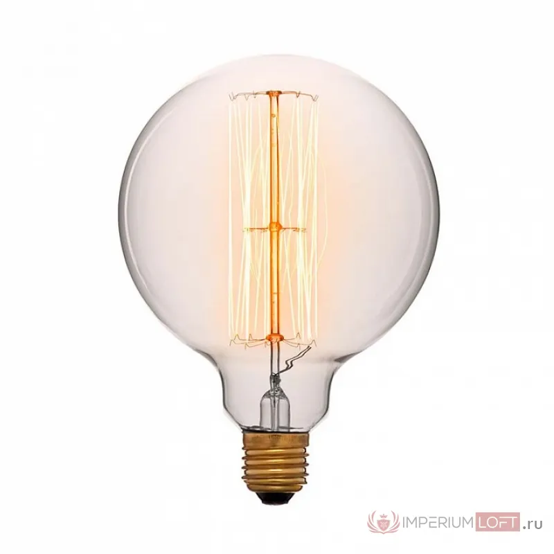 Лампа накаливания Sun Lumen G125 E27 60Вт 2200K 052-313a от ImperiumLoft
