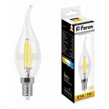 Лампа светодиодная Feron LB-67 E14 7Вт 2700K 25727
