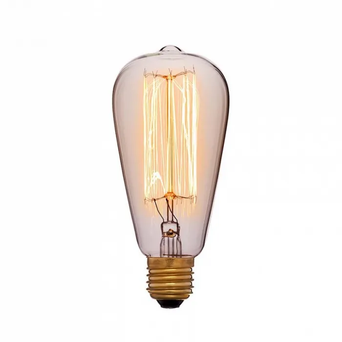 Лампа накаливания Sun Lumen ST64 E27 40Вт 2200K 051-910 от ImperiumLoft