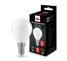 Светодиодная лампа E14 мощность 6W 4200K White от ImperiumLoft