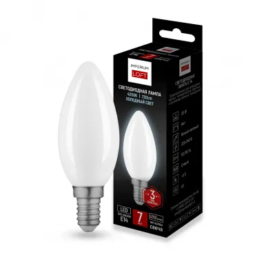 Светодиодная лампа E14 candles мощность 7W 4200K White от ImperiumLoft от ImperiumLoft