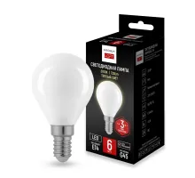 Светодиодная лампа E14 мощность 6W 2700K White от ImperiumLoft