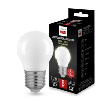 Светодиодная лампа E27 мощность 6W 2700K White от ImperiumLoft