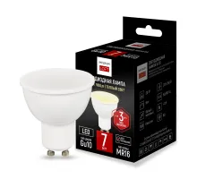 Светодиодная лампа GU10 мощность 7W 2700K от ImperiumLoft