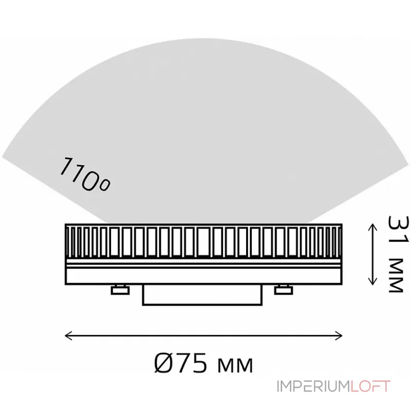Лампа светодиодная с управлением через Wi-Fi Gauss Smart Light GX53 6Вт 2700-6500K 1400112
