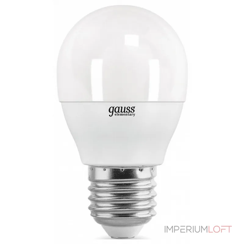 Лампа светодиодная Gauss LED Elementary E27 12Вт 4100K 53222 Лампа светодиодная Gauss LED Elementary E27 12Вт 4100K 53222
