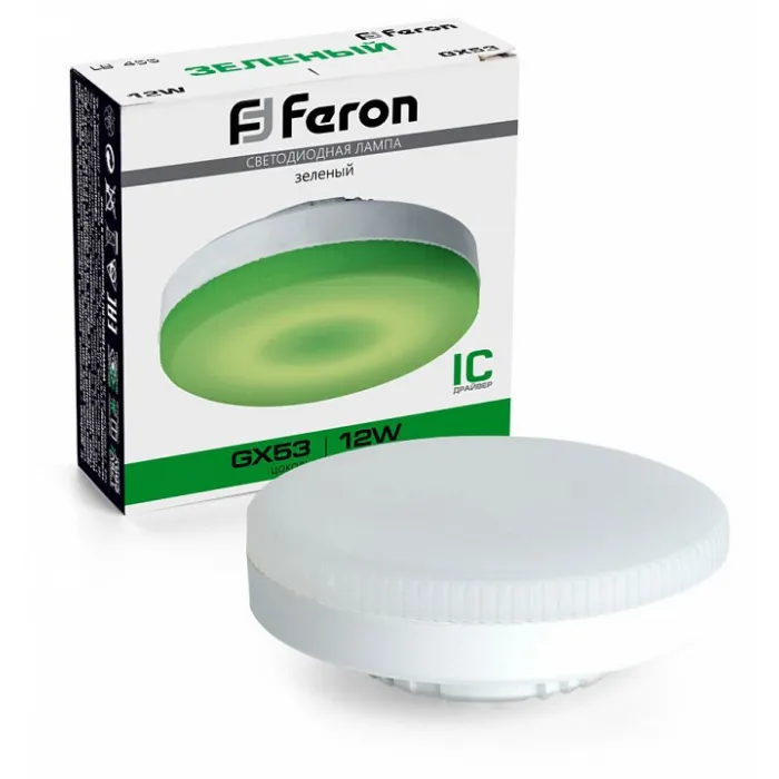 Лампа светодиодная Feron LB-455 GX53 12Вт K 48560 от ImperiumLoft