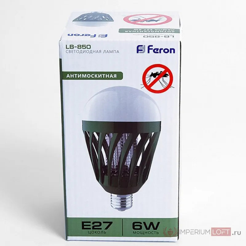Лампа антимоскитная Feron LB-850 E27 Вт 2700K 32873 от ImperiumLoft