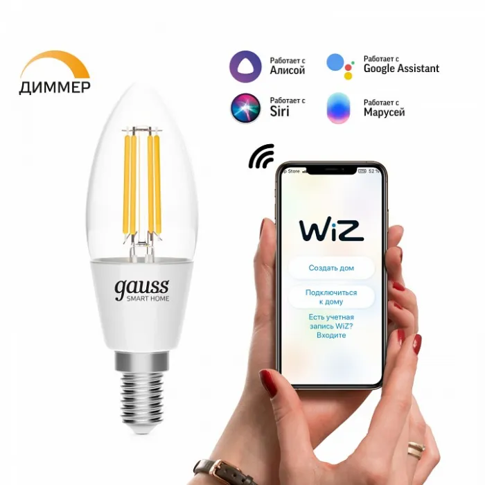 Лампа светодиодная Gauss Smart Home 1230112 от ImperiumLoft