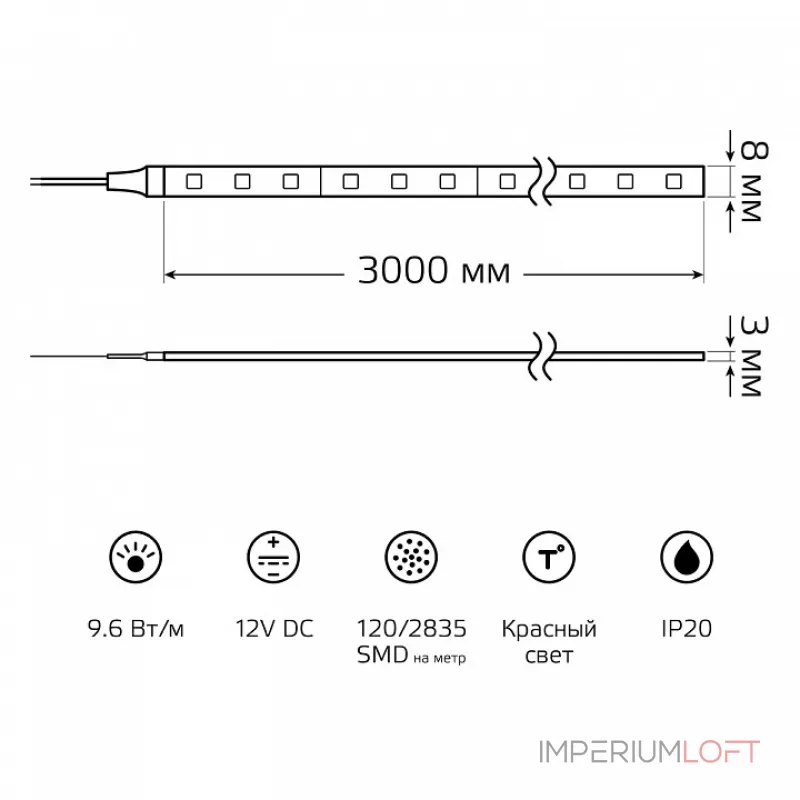 Лента светодиодная Gauss Basic BT066