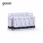 Лампа светодиодная Gauss Led Elementary E14 12Вт 3000K 33112 Цвет арматуры белый Цвет плафонов белый
