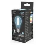 Лампа светодиодная Gauss Filament E27 26Вт 4100K 102902226 от ImperiumLoft