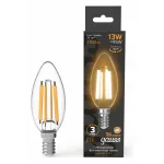 Лампа светодиодная Gauss Filament E14 13Вт 2700K 103801113